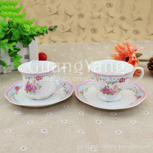 Delicate Design Artwork Ceramic Custom Cups